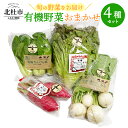 【ふるさと納税】 有機野菜 おまかせ 4種 セット 新鮮 明野とまと 九州屋ファーム 山梨県 北杜市 仕送りギフト