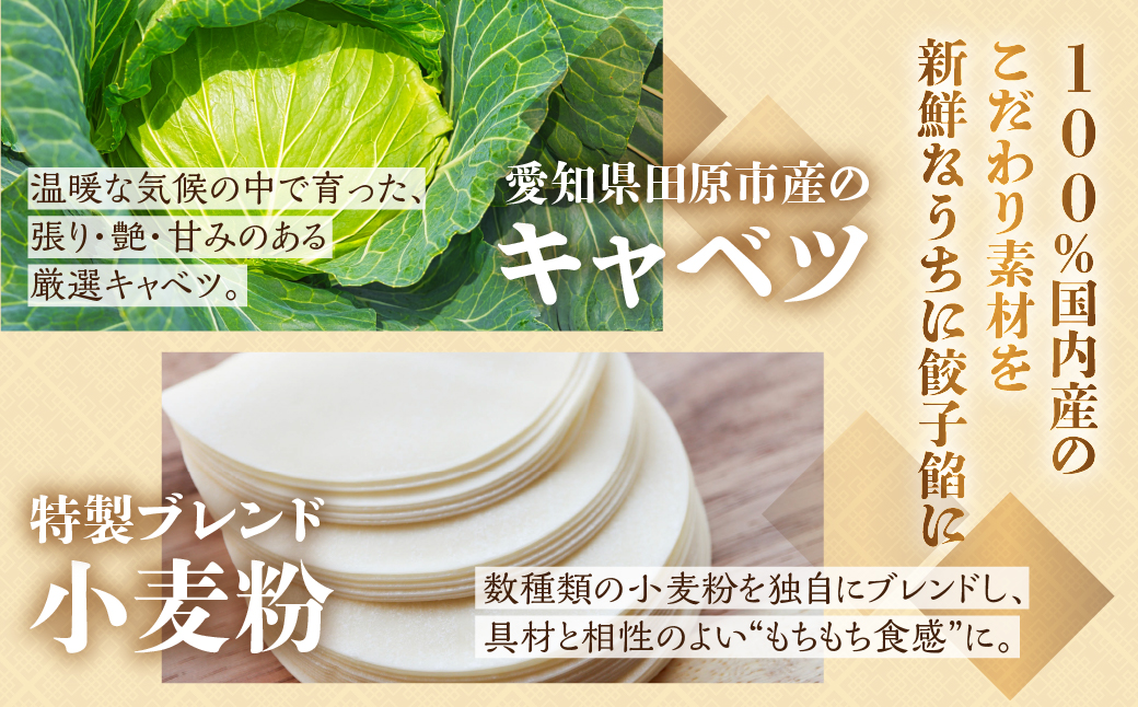 【3ヶ月定期便】生餃子専門店「新家」の生餃子　元気がモリモリ80個セット 80個×3回