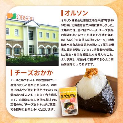 ふるさと納税 恵庭市 【定期便:全12回】オルソンおむすび専門店のチーズおかか45g×4袋【040046】 |  | 02