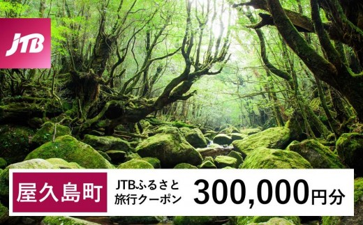 【屋久島町】JTBふるさと旅行クーポン（Eメール発行）（300,000円分）| 宿泊券 宿泊 旅行券 観光 旅行 ホテル クーポン チケット トラベルクーポン トラベル 屋久島 人気 おすすめ 鹿児島