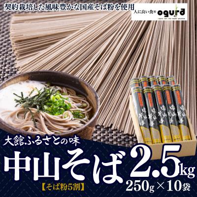 ふるさと納税 大館市 中山そばセット2.5kg