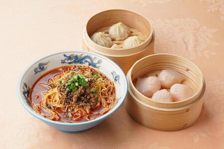 菜香担担麺・手作り点心2種セット〈横浜中華街　菜香新館〉 ABF0003