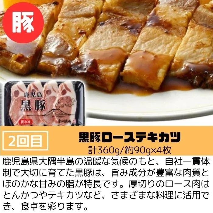 【C90001】 ＜定期便・全3回＞肝付町セレクト定期便《肉だらけお試し定期便》_イメージ4