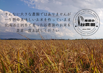 【産直の谷農園】※定期便※　産地直送米「ゆめぴりか」（10kg×4ヵ月）