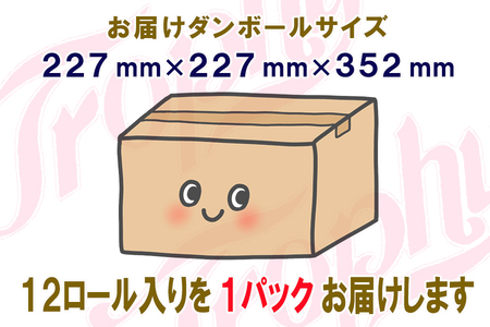 トイレットペーパー ダブル 12ロール (12個 × 1パック) トロフィー 日用品 長持ち 大容量 エコ 防災 備蓄 消耗品 生活雑貨 生活用品 紙 ペーパー 生活必需品 柔らかい 再生紙 富士市 