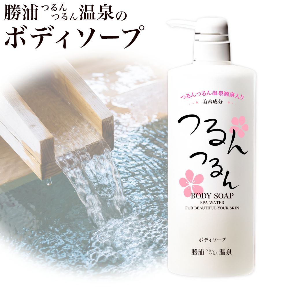 【ふるさと納税】つるんつるんボディーソープ 950ml×1本 勝浦つるんつるん温泉《90日以内に出荷予定(土日祝除く)》千葉県 勝浦市 ボディーソープ お風呂 入浴 バスタイム 肌【配送不可地域あり】