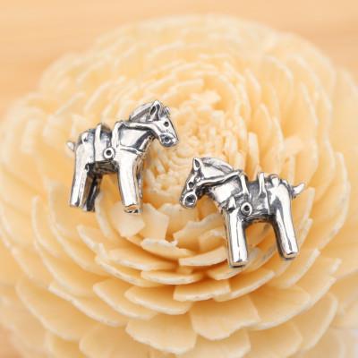 ふるさと納税 山梨県 【縄文アクセサリーDo_goods】SILVER　925製コメ馬形埴輪ピアス　700-093
