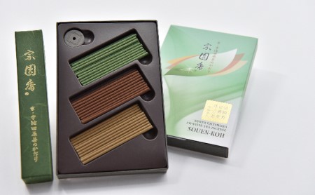 京・宇治田原茶のかおり　宗圓香アソートセット〈お香 お茶 インテリア 雑貨