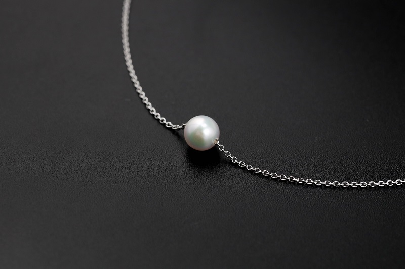 【SILVER】7.0-7.5mm アコヤ真珠スルーネックレス RM