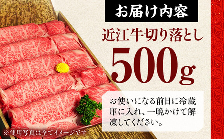 近江牛 すき焼き用 切り落し 500g BIBH005 近江牛