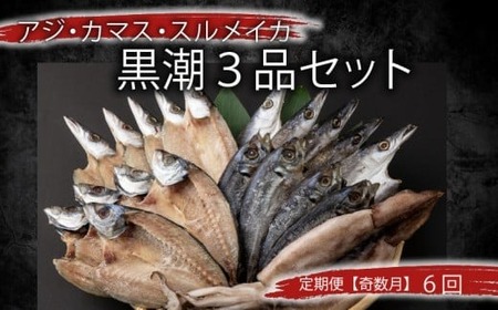 【奇数月定期便】いずま海産の黒潮干物頒布会【6回お届け】干物