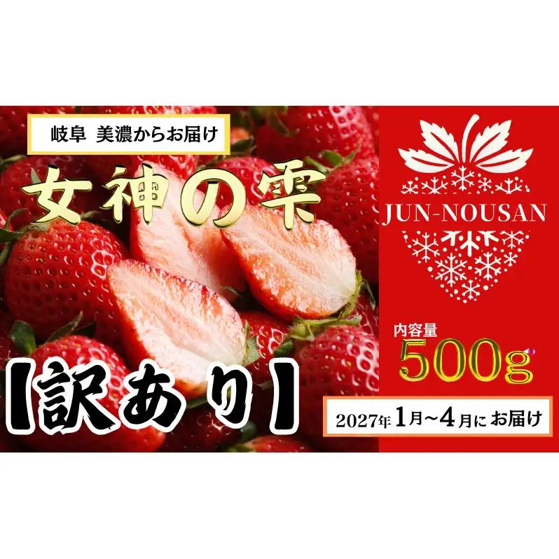 いちご 訳あり 先行予約 女神の雫 500g いちご