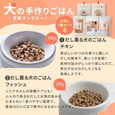 ふるさと納税 京都市 【MANMA BUONO】犬の手作りごはん お試しBセット5種|ペットフード 有名 人気ペットフード |  | 03