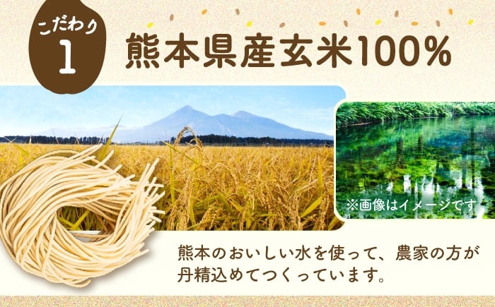 玄米 パスタ スパゲティ 熊本県産 玄米スパゲティ 半生 簡単パスタ 特産品 熊本 グルテンフリー 惣菜 米 