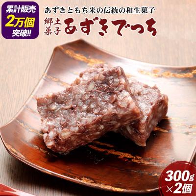 ふるさと納税 東成瀬村 郷土菓子 あずきでっち 300g×2個 和菓子|07_tky-040201