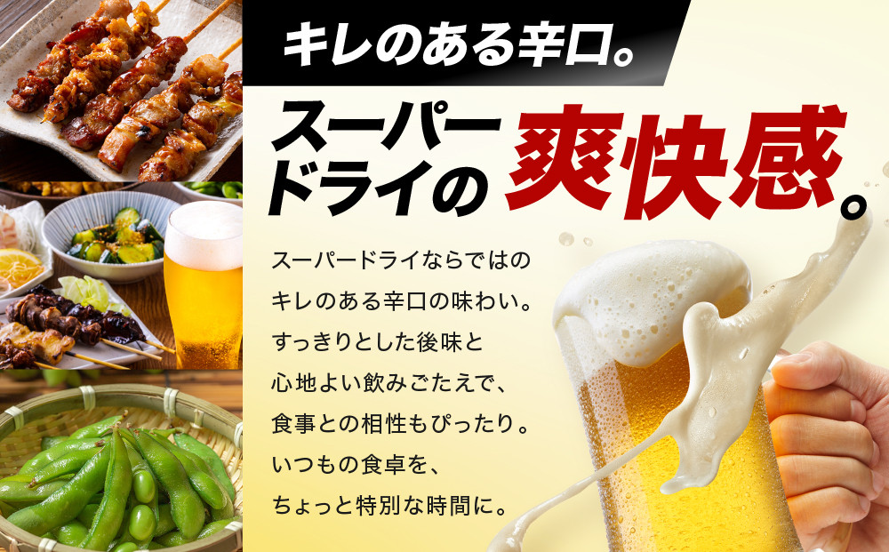 【定期便12回】 ビール アサヒ スーパードライ 生ジョッキ缶 485ml 24本