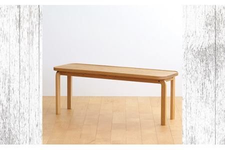 府中家具　COCCO Bench　オーク　生地：アイボリー No.659-02