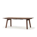 【ふるさと納税】旭川家具 カンディハウス テン D EXソリッドテーブル 210×95 ウォルナットOFN_01834 | 国産家具 国産 テーブル ダイニングテーブル 机 大型 ダイニング 無垢天板 無垢材 木製 天然木 伸長機能 北海道材 北海道家具 北海道 旭川市 送料無料
