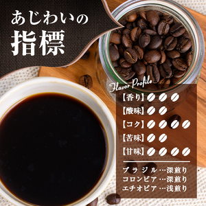 n377 レギュラーコーヒー豆(150g) コーヒー コーヒー豆 珈琲 珈琲豆 豆 ブレンド ブラジル コロンビア エチオピア オフィス キャンプ アウトドア 飲料類 ドリンク カフェ バーレイ 【C