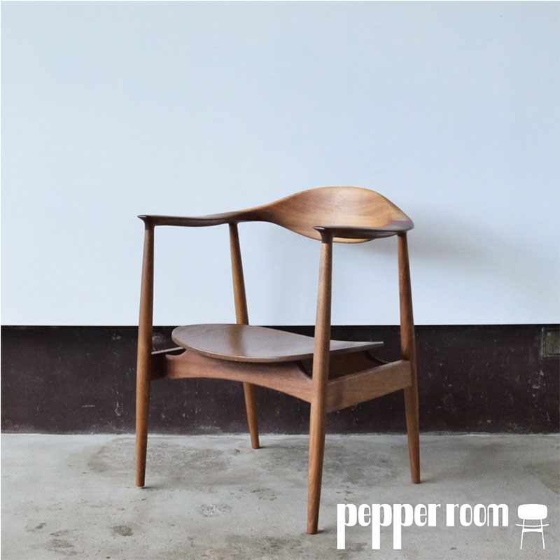 【ふるさと納税】アームチェア ウォールナット　プライウッド/ウォールナット材 | インテリア 家具　お届け：受注後1～3ヵ月