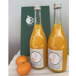 【正本農園】温州みかんジュース 720ml×2本【C96-7】【1712335】