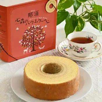 那須心森のバウムクーヘン 1個 4箱 〔P-463〕 | 菓子 スイーツ 洋菓子 おかし デザート おやつ バウムクーヘン 焼菓子 お取り寄せ プレゼント ギフト おすすめ 5000円 1万円以下 那