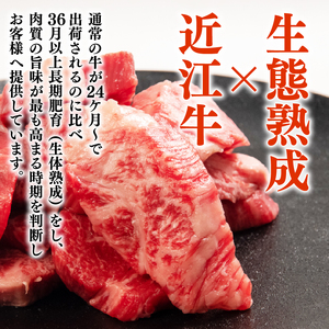 近江牛 サイコロス テーキ 200g 完熟近江牛 近江日野牛 ふるさと納税