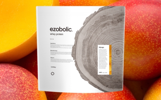 【WPIマンゴー風味】 EZOBOLIC プロテイン 1kg WPI100%【 定期便 12回 】