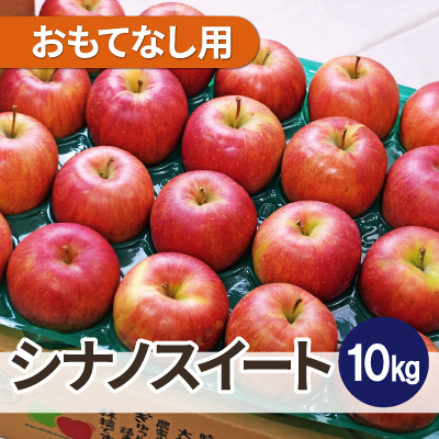 
            ＜25年12月より順次発送＞平均糖度13度以上! シナノスイート 約10kg おもてなし用【1611306】
          