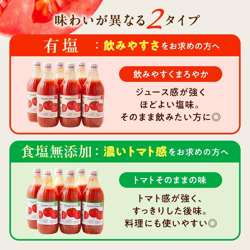 トマトジュース「ふるさとの元気」500ml 6本入 トマト F4G-0138