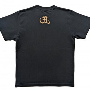 手描きTシャツ 仏画 大日如来 金剛界 黒 (半袖 XLサイズ)【1662864】