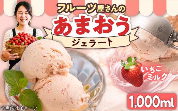 
                  【2026年4月以降順次発送】福岡産 あまおうジェラート1000ml 吉富町/南国フルーツ株式会社 [BGAG006] じぇらーと アイスクリーム アイス ジェラート スイーツ おやつ 人気 福岡県
                