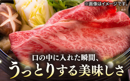 【全2回定期便】壱岐牛 A5ランク サーロイン 500g すき焼きセット（割下付き）（雌）《壱岐市》【KRAZY MEAT】 すき焼き 赤身 薄切り うす切り サーロイン[JER092]