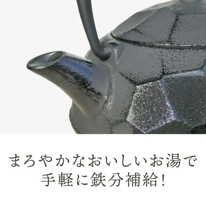 南部鉄器 鉄瓶 ボロノイ0.6L [Y0117]