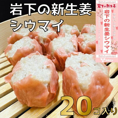 【ふるさと納税】【鹿沼新名物】ヤオハンオリジナル岩下の新生姜シウマイ　20個入(800g)【配送不可地域：離島】【1505365】