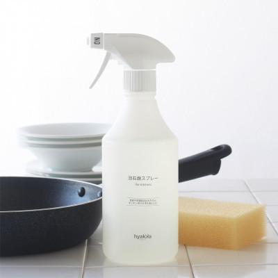 ふるさと納税 橋本市 【泡石鹸スプレー for kitchen(本体×1&詰替用×2パック)】石鹸&リモネンでスッキリ洗浄 |  | 01