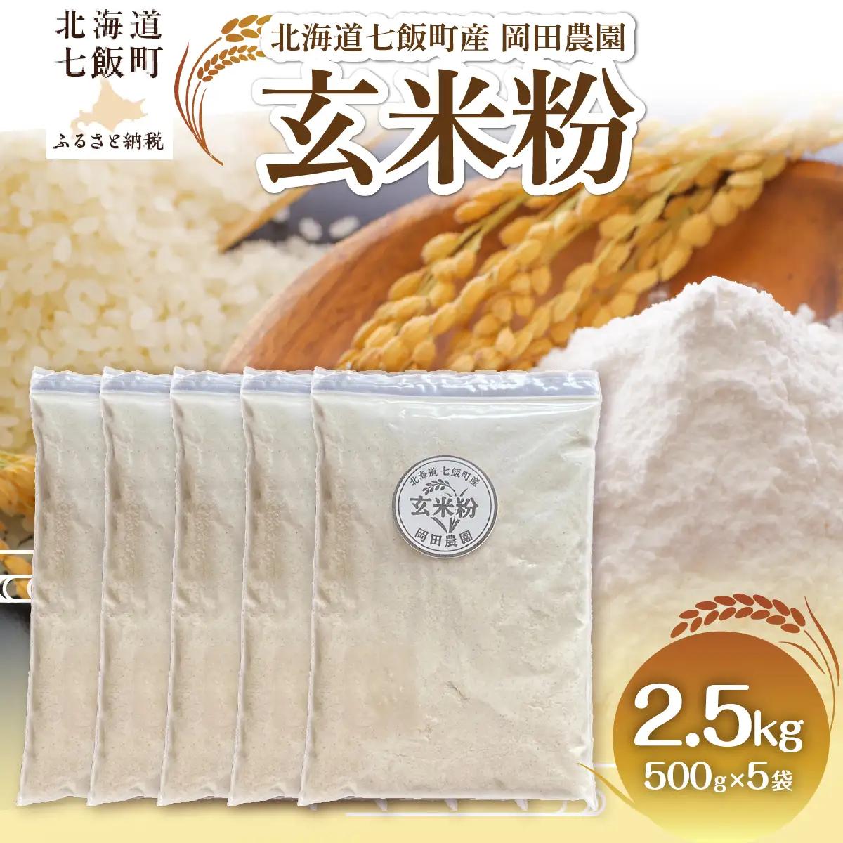 【先行予約】玄米粉 500g×5 NAZ025 | 玄米粉