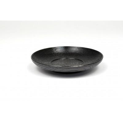 ふるさと納税 加賀市 欅　千筋茶托　黒摺5枚組　ST-0130 |  | 02