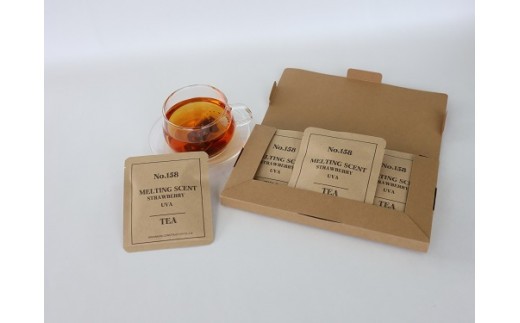 紅茶 〈ストロベリーティー アッサムティー〉【10包】個包装 フレーバーティー ティーバッグ 苺紅茶 紅茶 いちご 奈良県 奈良市 J-66