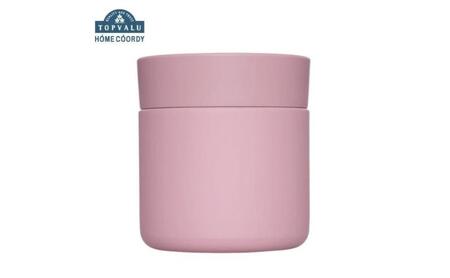 ホームコーディ　シンプルフードジャー 310mL　ピンク イオンリテール 日用品
