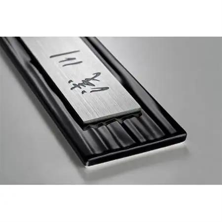 【焼き物表札】　タイル+ステンレス　MP-32【1130116】