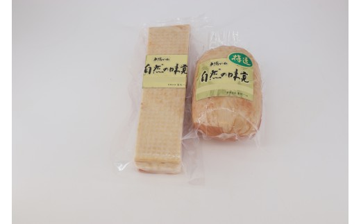 ロースハム ベーコンブロック セット ベーコン ロース ハム 特選ロースハム 豚 肩ロース 肉 豚肉 豚バラ 豚バラ肉 豚ロース 豚ロース肉 ロース肉 真空パック 千葉県 旭市 有限会社 東総ハム tsh007