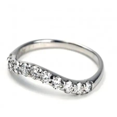 プラチナウェーブダイヤモンドリング 0.50CT R3609DI-P2 #8【配送不可地域：離島・沖縄県】【1748744】