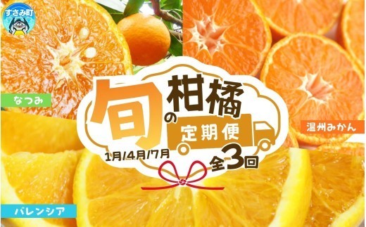 
                  【3回定期便】【1・4・7月】紀州和歌山産旬の柑橘定期便 (みかん・なつみ・バレンシア) / 定期便 果物 くだもの オレンジ みかん バレンシアオレンジ なつみ ミカン【tkb378】
                