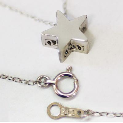 ふるさと納税 阿智村 立体プラチナスターペンダント |  | 02