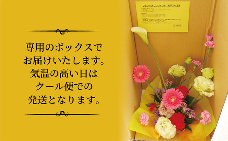 おまかせ 季節のフラワーアレンジメント VOVO FLOWER 花 生花 アレンジメント 誕生日 記念日 プレゼント Flower フラワー 自宅用 国産 愛媛 宇和島 K012-158001 花 フ