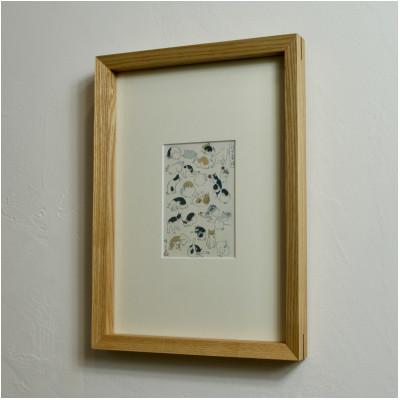 ふるさと納税 和泉市 Wood Frame ホワイトアッシュ　A4サイズ 計1セット