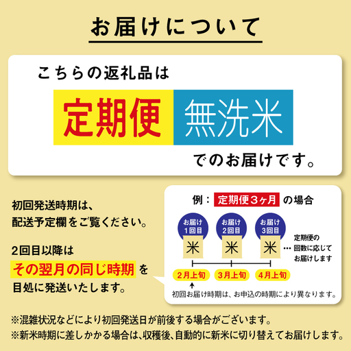 《先行予約》【3ヶ月定期便】無洗米 令和8年産 あきたこまち ﾍﾟｯﾄﾎﾞﾄﾙ入 1.8kg 無洗