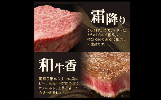 松阪牛 A5 シャトーブリアンステーキ 360g（120g×3枚）【7.2-4】