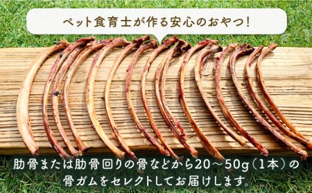 12回定期便　小型犬向け☆天然いのししのスモーク骨ガム200g わんこin食堂/吉野ヶ里町[FCG060]